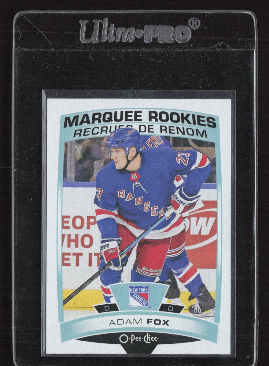 2019-20 Upper Deck #622 Adam Fox 2019-20 O-Pee-Chee Update Blue