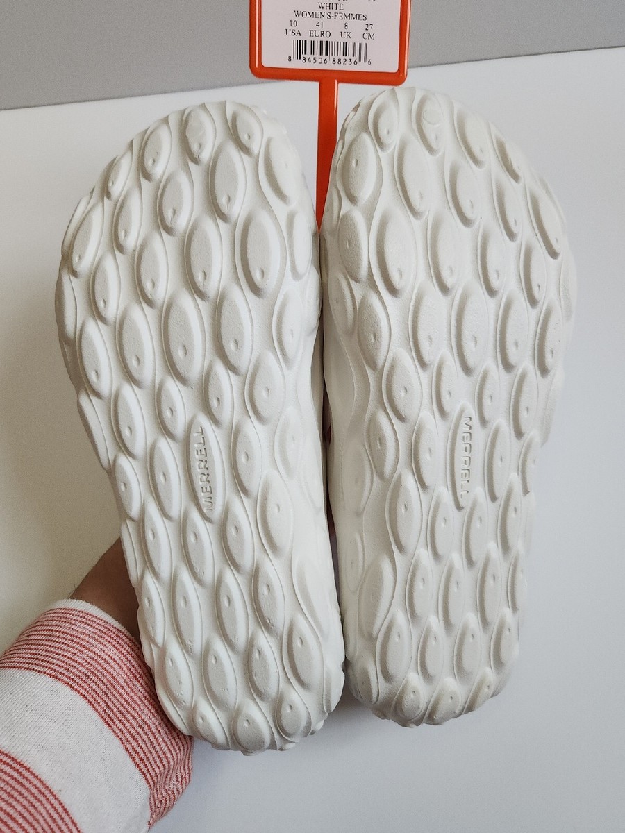 S‼️ Merrell Hydro Slides Womens 10 White Water Shoes Sandals Flip