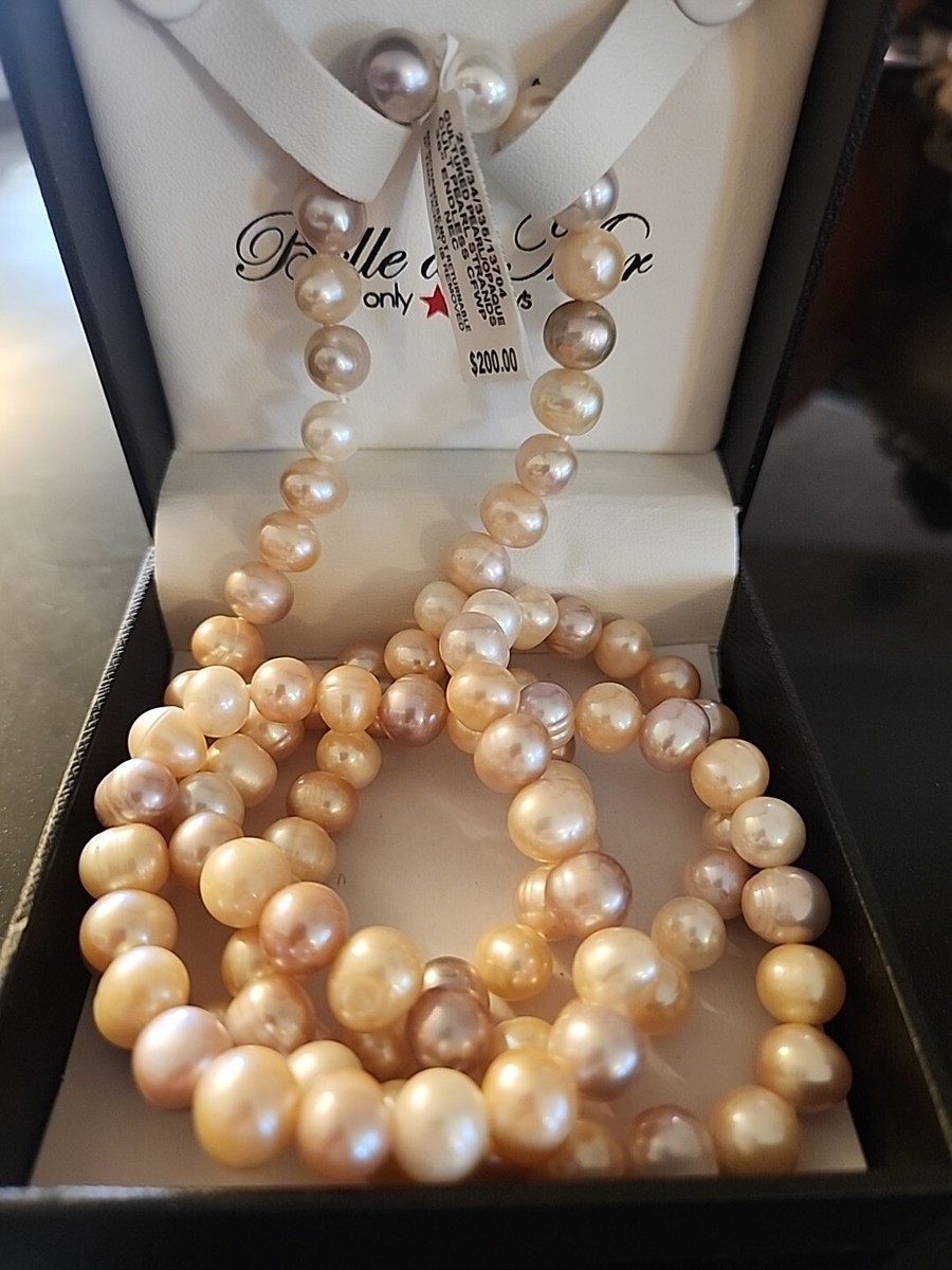 Belle de Mer Pearl Necklace Blush FWP 36