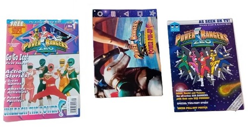 Saban's Power Rangers Zeo Magazine Issue 1 with Sticker Book, Stickers & Poster - Picture 2 of 16