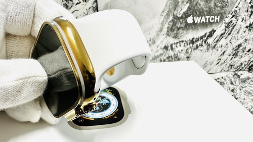 Apple Watch ULTRA 2 49mm GOLD Anodized Titanium Polished Gold Plated Band - 第 3/7 張圖片