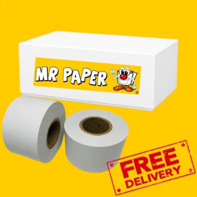 MR PAPER Avery Berkel M202 Thermal Paper Rolls (NOT LABELS) - Box of 20 Rolls