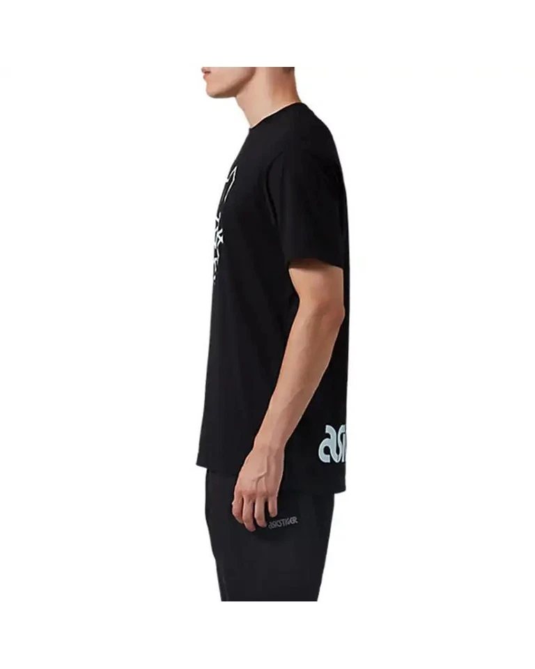 - Asics Tiger DT Grapfic Tee Maglia Maniche Corte Uomo, Performance Black - Immagine 3 di 4