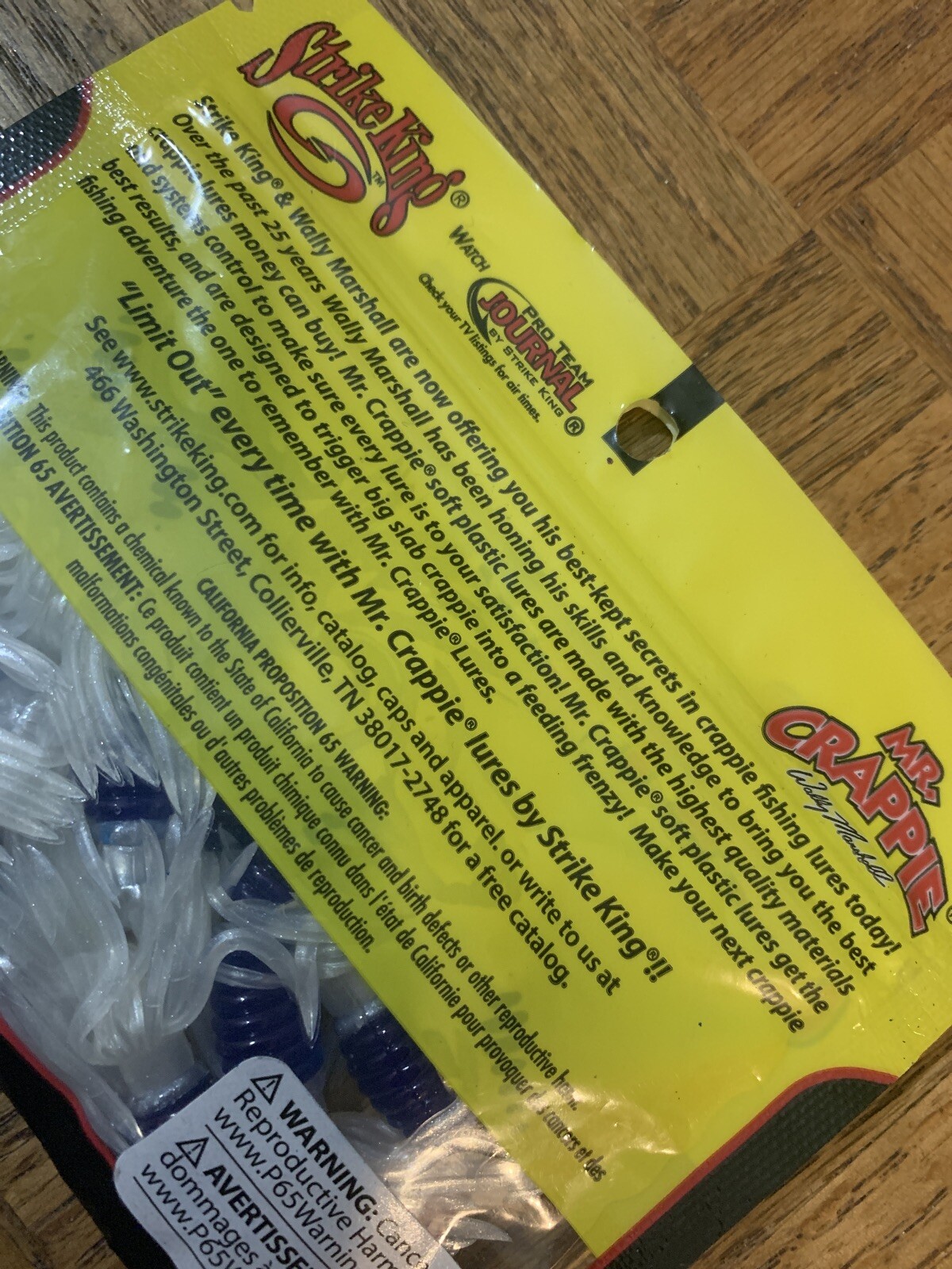 Mr. Crappie Strike King 1.75 IN Crappie Thunder Blue Pearl-BRAND NEW-SHIP24HRS - Image 5