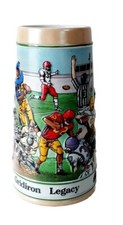 Budweiser Stein Cup Drinking Mug Gridiron Legacy Football