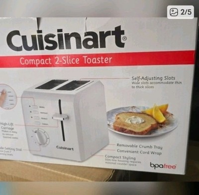 Cuisinart 2 Slice Toaster - White -CPT-122