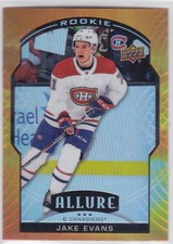 20/21 ALLURE..JAKE EVANS..SUNSET..ROOKIE..# 76..CANADIENS..FREE COMBINED SHIP
