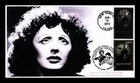 US COVER EDITH PIAF FRENCH SINGER FDC JOINT ISSUE COMBO DUAL CANCEL