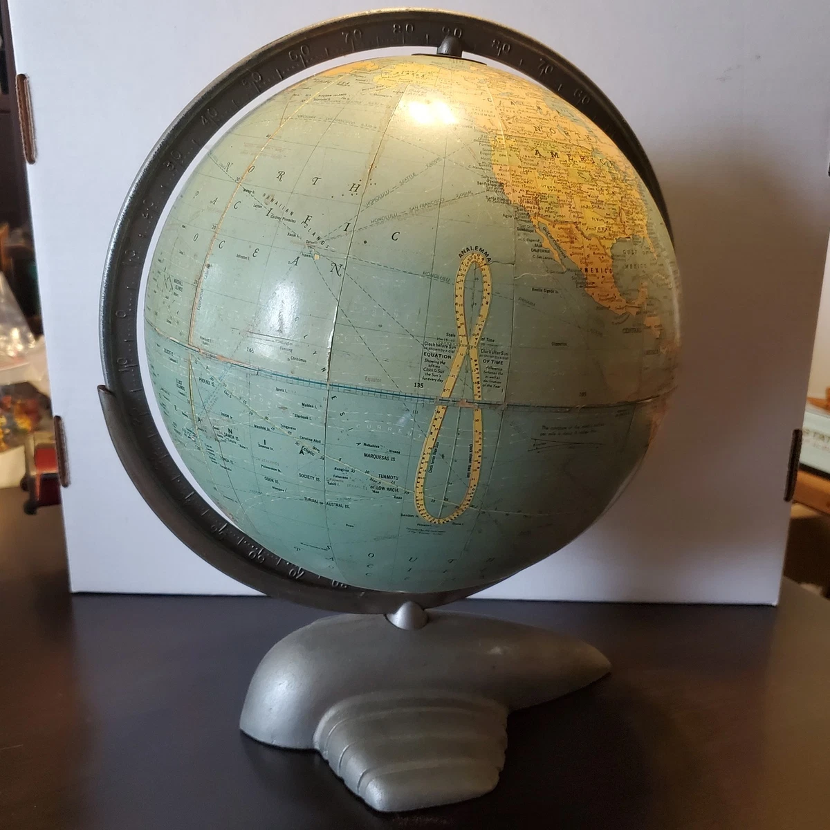 古董原创古董世界地球仪、天体地球仪| eBay