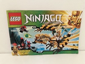 LEGO NINJAGO The Golden Dragon 70503 In 2013 Retired W/Manual 100% complete