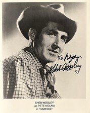 SHEB WOOLEY Signed Autographed 8x10 Photo..ACTOR & SINGER Legend..(d.2003) COA