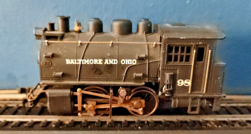 HO Scale rivarosi 0-4-0 Baltimore and Ohio steam locomotive no 98