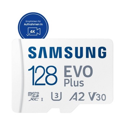 SAMSUNG EVO Plus (2024), Micro-SD Speicherkarte, 128 GB, 160 MB/s