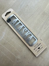 New Aluminum ALASKA Bottle Opener By Zootility Made In USA 5.75” In Length