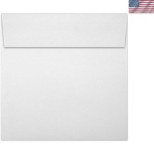 50 Bright White 6x6 Self-Adhesive Square Envelopes for Invites  Announcements