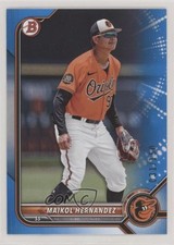 2022 Bowman Draft Blue 31/150 Maikol Hernandez #BD-106 0c7w