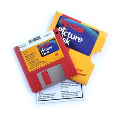 Kodak Picture Disk with 24 Found Photos - 3.5 Floppy Viewer Software Diskette