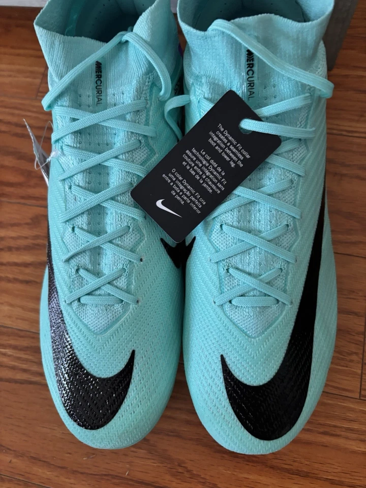 Nike Superfly 9 Elite SG-Pro AC Hyper Turquoise DJ5166-300 Men Sz 13 - Image 3 of 4