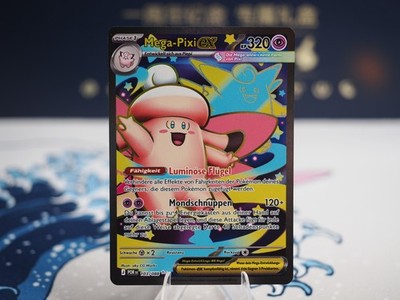 Pokemon Mega Pixi ex 103/088 POR Optimale Ordnung Deutsch NM Secret Rare