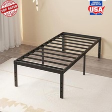 20 Inch Twin XL Bed Frame Metal Support 2500 lbs Easy Assembly Noise Free New