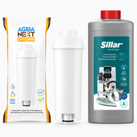 Wasserfilter FüR Delonghi-Kaffeemaschinen + Universeller Entkalker Sillar 1L