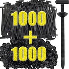 New ListingNylon Universal Cable Tie Buckle, Heavy Duty Self-Locking Nylon Zip Ties Holder✔