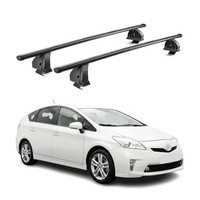 Stahl DachträGer FüR Toyota Prius+ XV40 2012-2019 TÜV AbschließBar 2Tlg Schwarz