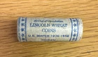 Vintage 30 Out of Circulation SWEEPSTAKES LINCOLN WHEAT CENT Old Blue PENNY Roll