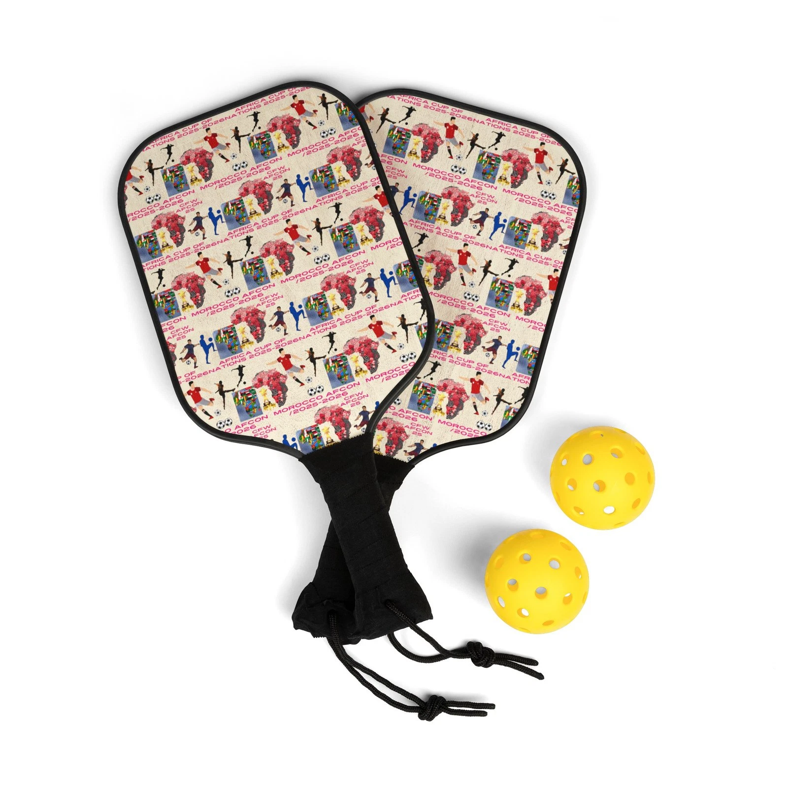Pickleball Set, Africa Cup of Nations, Can 25, Paddle Kit  Outdoor Sports.