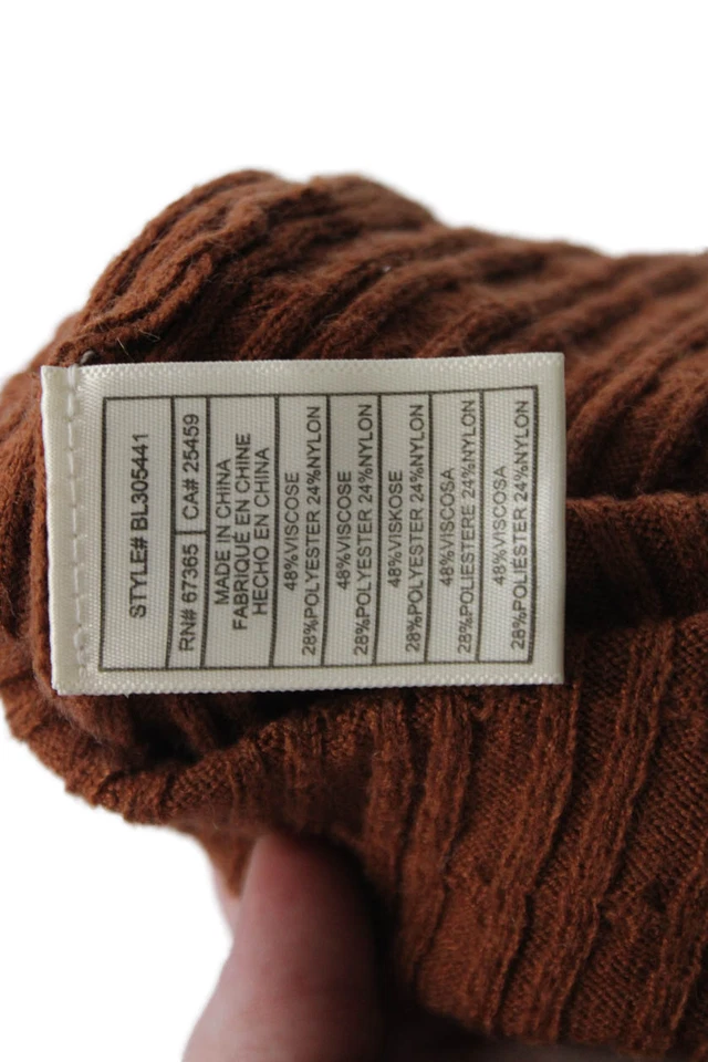 Top Pullover BB Dakota Mujer Manga Larga Marrón Talla S Foto 4 de 4