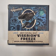 Dr. Squatch Viserion’s Freeze Game of Thrones Free Shipping Natural 5oz Soap Bar