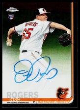 2019 Topps Chrome #RA-JR Josh Rogers Rookie Autograph