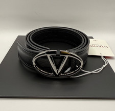 Valentino Garavani V-Logo "The Bold Edition" Men’s Belt – Calfskin – Size IT 95