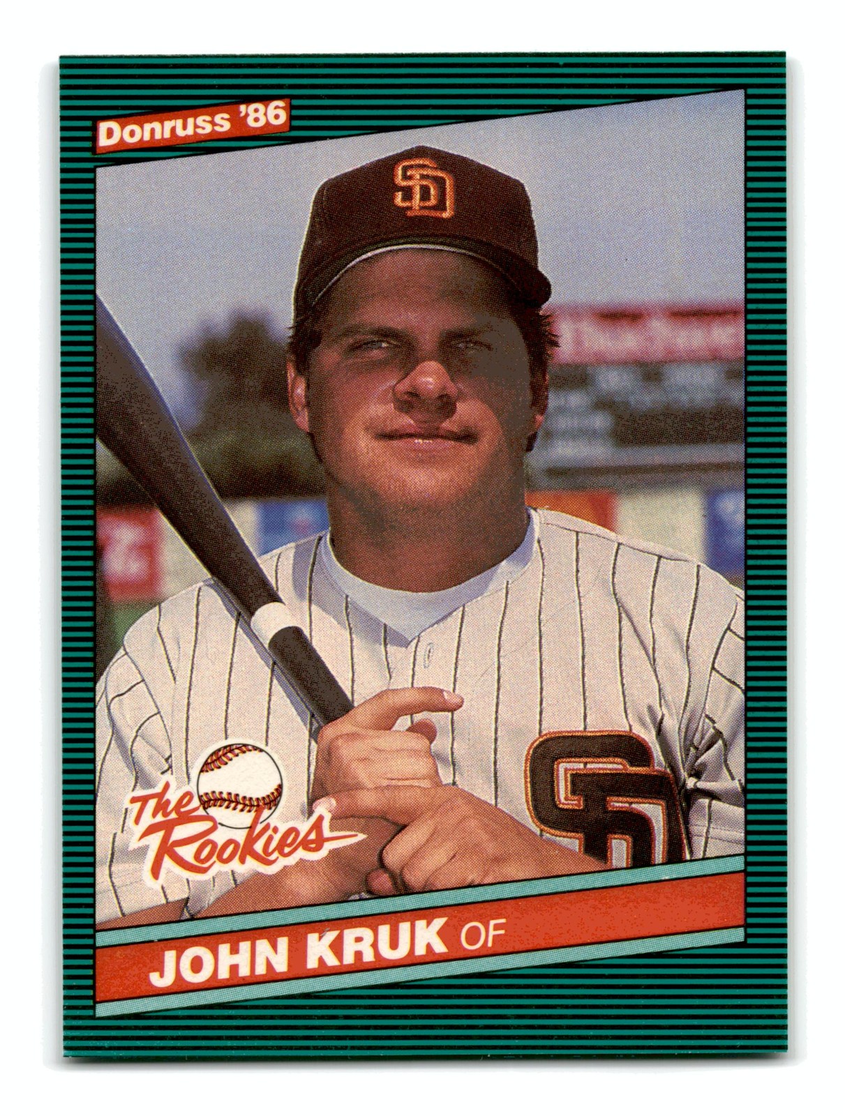 John Kruk 1986 Donruss The Rookies #42 San Diego Padres NM-MINT