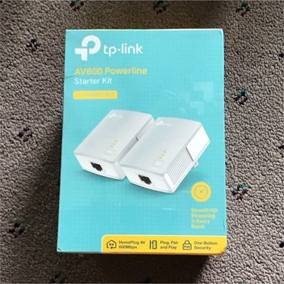 TP-LINK AV600 Powerline Starter Kit TL-PA4010 KIT 2 Adapters 600Mbps