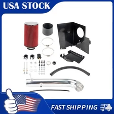 Cold Air Intake Kit with Heat Shield For Jeep Wrangler JK Pipe Power Flow Hose
