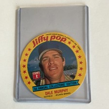 Jiffy Pop 1986 Collector's Edition Discs Dale Murphy #16 Atlanta Braves MLB