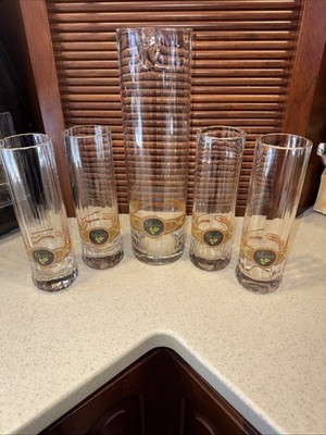 Tommy Bahama Mojito Glass & Pitcher Set -4 Glasses