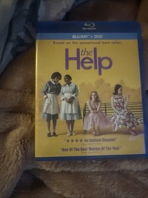 The Help (Blu-ray + DVD) No Digital LIKE NEW! Viola Davis Emma Stone