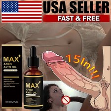 3Pcs Max Afro Ayiti Oil Herbal Oil for Man Enhances Male Boosts Circulation USA