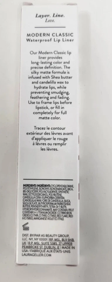Laura Geller Modern Classic Waterproof Lip Liner BERRY BEAUTIFUL NIB Free Ship!! - Image 3 of 4