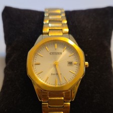 Womens Citizen Eco Drive EO13-S121825 Gold Watch