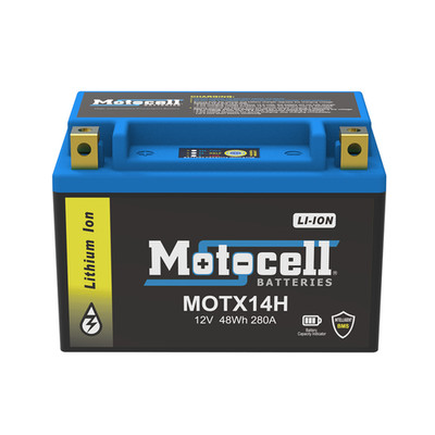 Waterproof YTX14 12V 4Ah 280A High Performance BMS Motorcycle Lithium Battery