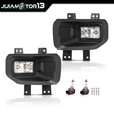 Fit For 2015-2017 Ford F-150 Clear Lens Front Bumper Fog Light Driving Lamps