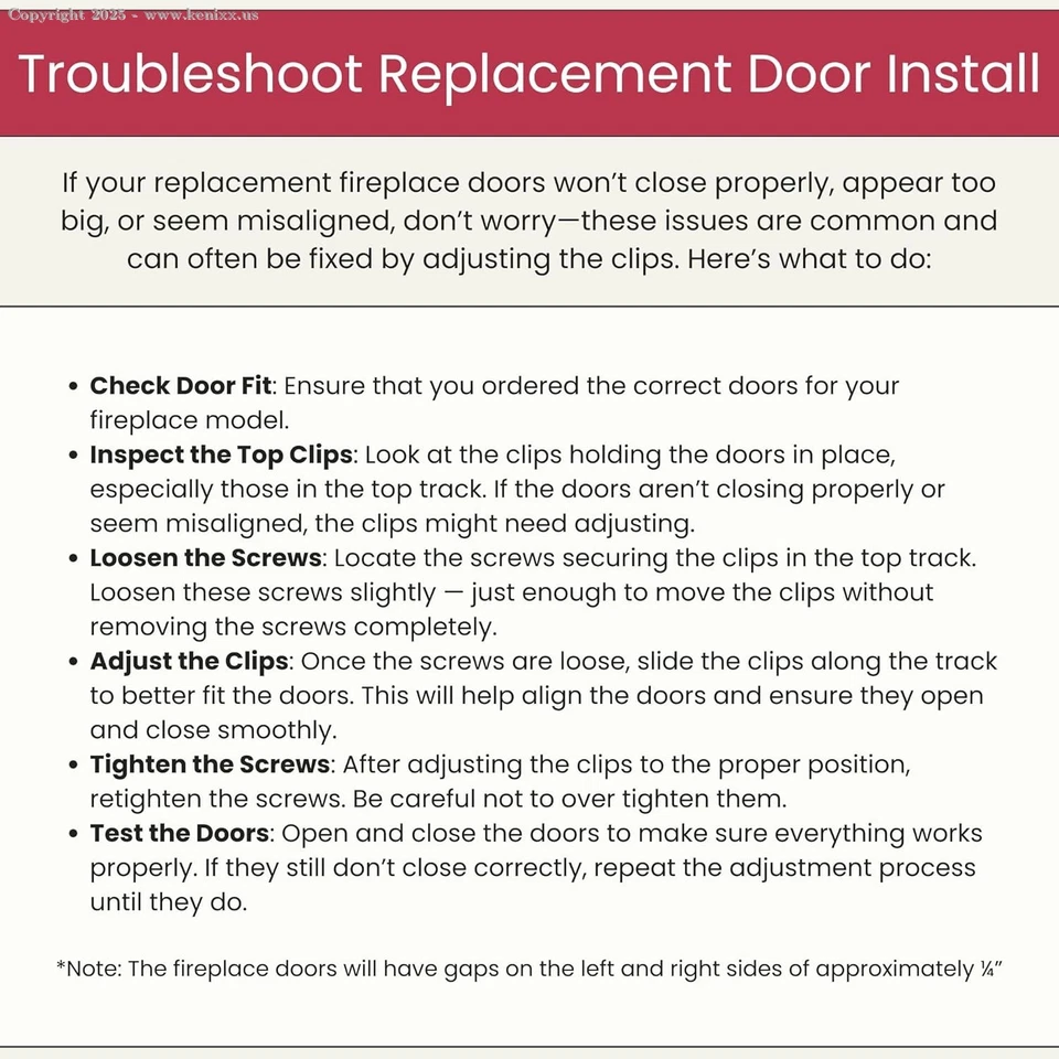 Calefactor Chimenea Puertas Vidrio Repuesto DORADO Se Adapta a SF36A/AI SCF36A/AI/MHA/B Foto 3 de 4
