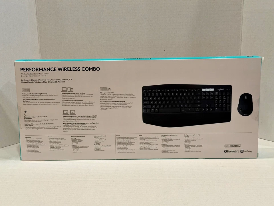 Logitech Performance Wireless Keyboard and Mouse Combo PN 920-011291 - Image 2 of 4