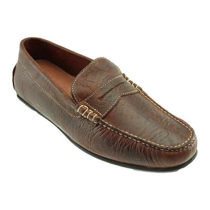 T.B.Phelps Sundance Briar Am ricain Bison Cuir pour Hommes Mocassins 11 M
