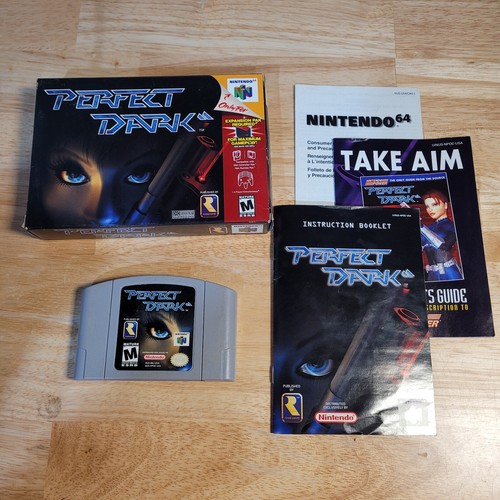 Perfect Dark N64 Nintendo 64 CIB Complete in Box - Tested