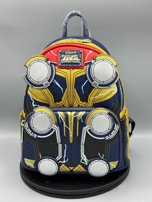 NWT! Thor Love And Thunder Glow in The Dark Cosplay Style Mini Backpack Blue
