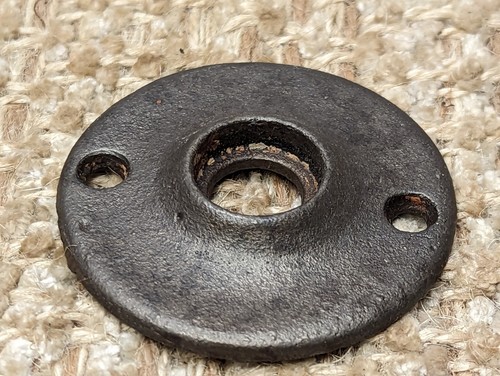 1 7/8" Antique Cast Iron Rosette Escutcheon For Door Knob - Picture 6 of 14